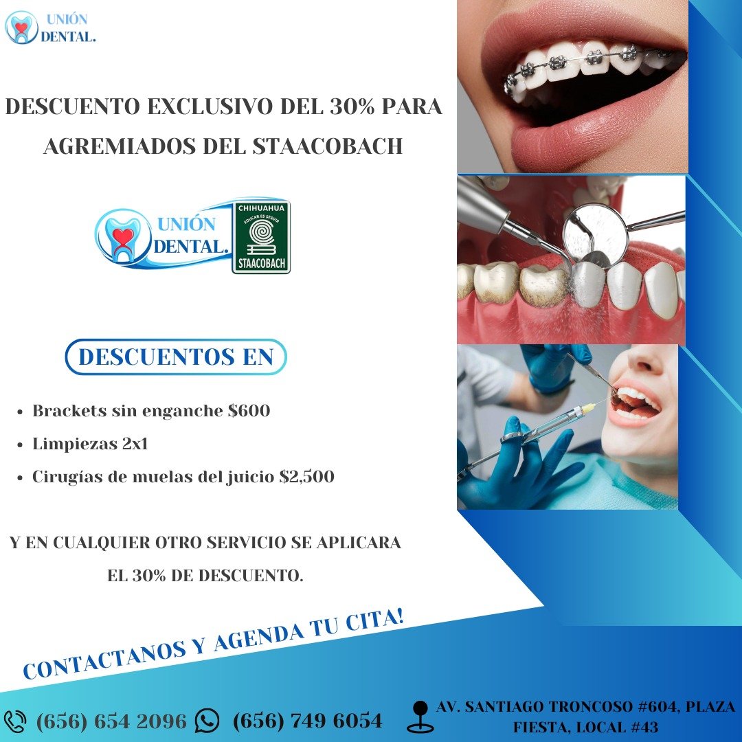 Foto 1 de Agremiados del STAACOBACH acceden a descuentos en servicios dentales.