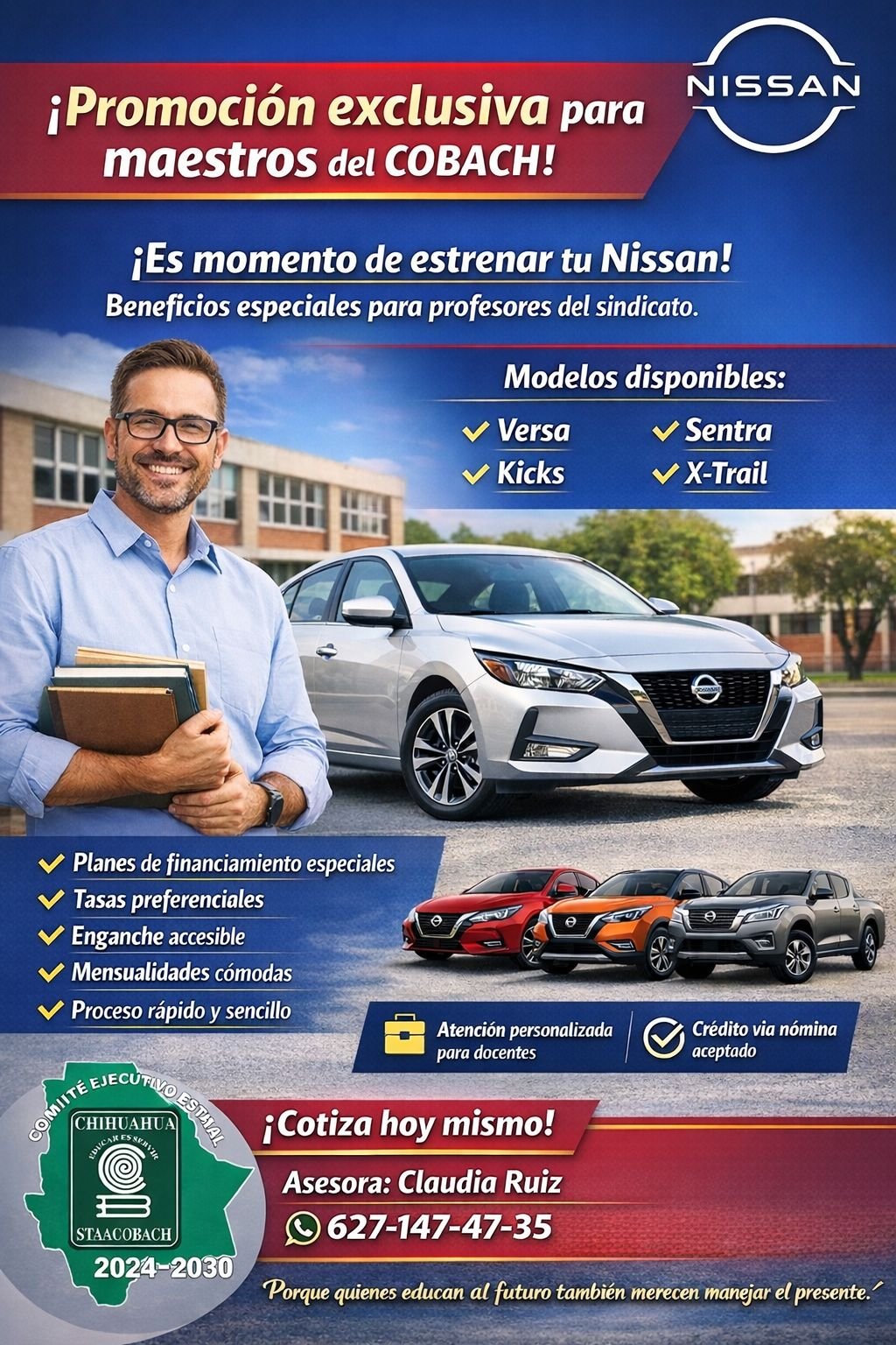 Foto 1 de Promoción en vehiculos Nissan para agremiados.