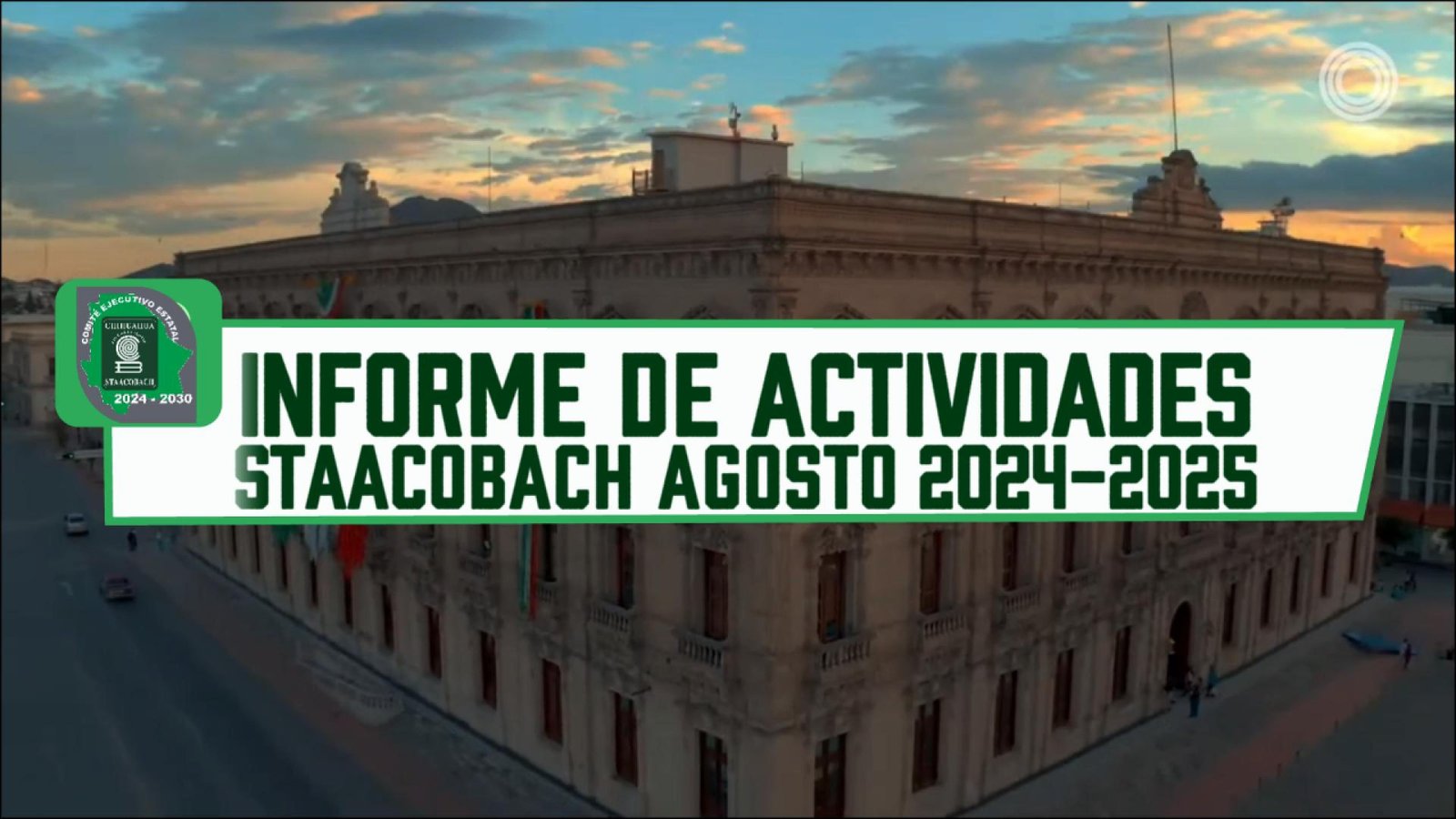 INFORME DE ACTIVIDADES STAACOBACH AGOSTO 2024-2025